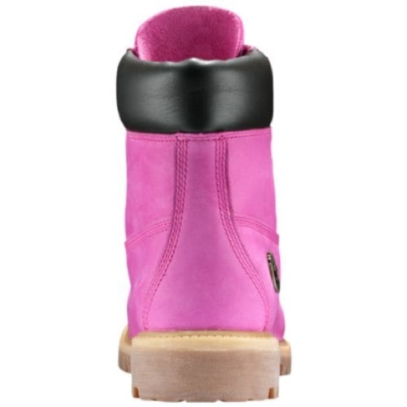 🆕Timberland Unisex Nubuck Work Pink Boots - Picture 5 of 8